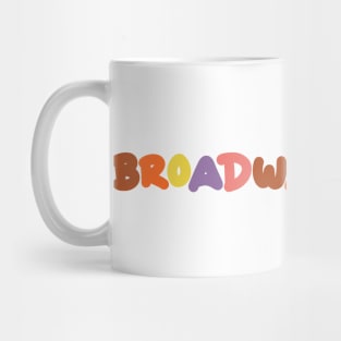 Broadway bound pastel fall design Mug